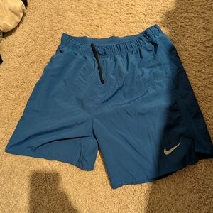 Nike Dri-FIT Blue Athletic Shorts Size M